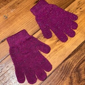 Kids Winter Purple Gloves One size
